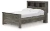 Ashley Furniture B4480B9 Frandern - Full Bookcase Panel Bed With Storage - Gray
