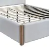 New Classic 00-B2123-100 Anika - 6/6 Eastern King Bed Only - White / Natural