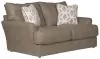 Jackson Furniture Industries 248202-1273/56-3073/56 Prato - Leather Loveseat - Putty