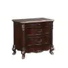 New Classic B532-040 Constantine - Nightstand With Marble Top - Cherry