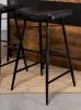 Coaster Fine Furniture 109259 Bayu - Leather Upholstered Bar Stool (Set of 2) - Espresso