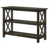 CoasterEssence 5910 Rachelle - 2-Shelf Wood Entryway Console Table - Deep Merlot