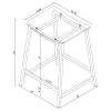 Coaster Fine Furniture 182358 Jovani - Acrylic Backless Counter Stool (Set of 2) - Chrome