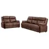 Coaster Fine Furniture 508281-S2 Ellington - 2 Piece Upholstered Padded Arm Sofa Set - Dark Brown