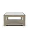 Riverside Furniture 91903 Wilde - Rectangular Glass Top Coffee Table - Light Brown