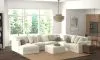 Jackson Furniture Industries 2235/37/31/59/75/12-16 Jackson Furniture Industries 2235/37/31/59/75/12-16 Ritzy - 6 Piece Modular Sectional (LSF Chaise) And 1 Included Cocktail Ottoman - Bone