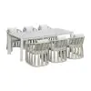 Intercon AX-TA-4086-WHT-C Alexa - Outdoor Dining Table - White