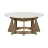 Liberty Furniture 465-OT1011 Berkley Square - Round Cocktail Table - Linen & Khaki