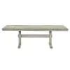 Liberty Furniture 528-CD-TRS Hallendale - Trestle Table - Gravel Wash