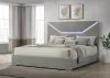 Coaster Fine Furniture 224971KEB2 Ives - King Side Rails & Slats, Box 2 of 2 - Gray High Gloss