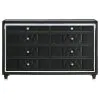 Coaster Fine Furniture 223163 Lorient - 8-Drawer LED Bedroom Dresser Cabinet - Black