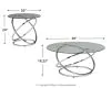 Ashley Furniture T270-13 Hollynyx - Occasional Table Set (Set of 3) - Chrome Finish