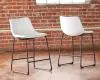 Ashley Furniture D372-724 Ashley Furniture D372-724 Centiar - Upholstered Barstool (Set of 2) - White