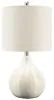 Ashley Furniture L180024 Rainermen - Ceramic Table Lamp  - Off White