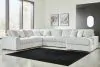 Ashley Furniture 25903S22 Ashley Furniture 25903S22 Stupendous - 6-Piece Sectional With RAF Corner Chaise - Alloy