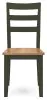 Ashley Furniture D401-01 Ashley Furniture D401-01 Gesthaven - Dining Room Side Chair (Set of 2) - Natural / Green