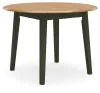 Ashley Furniture D401/15/01(2) Ashley Furniture D401/15/01(2) Gesthaven - 5 Pc. - Round Dining Room Drop Leaf Table, 4 Side Chairs - Natural / Green