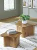 Ashley Furniture A4000711 Abeford - Accent Cocktail Table (Set of 2) - Brown