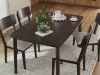 Ashley Furniture PCD607-225 Mallenette - Dining Room Table Set (Set of 5) - Merlot