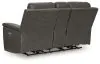 Ashley Furniture PCU1200018 Bleckley - Power Reclining Loveseat With Console / Adjustable Headrest - Anchor