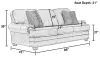 Jackson 524103-1268/09-3068/09 Roberto - Leather Sofa - Cocoa