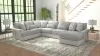 Jackson Furniture Industries 3480/62/30/76-18 Jackson Furniture Industries 3480/62/30/76-18 Titan - 3 Piece Sectional With Comfort Coil Seating And 9 Included Accent Pillows (Right Side Facing Chaise) - Moonstruck