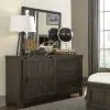 Liberty Furniture 759-YBR-DM Thornwood Hills - 3 Drawers Dresser & Mirror - Rock Beaten Brown