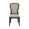 Liberty Furniture 615-C0501S-B Liberty Furniture 615-C0501S-B Americana Farmhouse - Upholstered Tufted Back Side Chair - Black