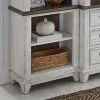 Liberty Furniture 237-EL00B River Place - Left Pier Base - Riverstone White & Tobacco