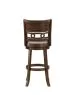 New Classic S1701-BS-CHY New Classic S1701-BS-CHY Gia - Swivel Barstool - Cherry / Brown - Fabric
