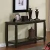 CoasterEssence 701079 Dixon - Wood Entryway Console Table With Shelf - Cappuccino
