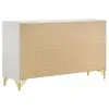 Coaster Fine Furniture 224733 Lucia - 6-Drawer Dresser - White