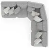 Jackson Furniture Industries 619/34/38/36/37-18 Jackson Furniture Industries 619/34/38/36/37-18 Abraxas - 5 Piece Upholstered Reclining Sectional With 2 Power Lay-Flat Reclining Seats - Moonstruck