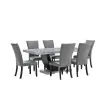 New Classic 40-3765-D6C New Classic 40-3765-D6C Lyra - Dining Table & 6 Chairs - Gray