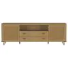 Coaster Fine Furniture 720253 Arini - Rattan Cane 2-Door TV Stand Media Console - Sand Wash