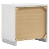 Coaster Fine Furniture 203511KE-S4 Felicity - 4 Piece Eastern King Bedroom Set - White High Gloss