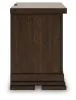 Benchcraft® B849-93 Taffenbrook - Three Drawer Night Stand - Medium Brown