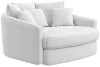 Jackson Furniture Industries 71009-1400/21 Jackson Furniture Industries 71009-1400/21 Matty - Round Accent Cuddle Chaise - White