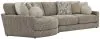 Jackson Furniture Industries 3145/73/92-28 Jackson Furniture Industries 3145/73/92-28 Turner - 2 Piece Sofa Cuddler With Left Side Facing Cuddler - Mushroom