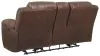 Ashley Furniture 3990496 Ashley Furniture 3990496 Stoneland - DBL REC PWR Loveseat w/Console - Chocolate