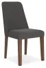 Ashley Furniture D615-02 Lyncott - Dining Uph Side Chair (Set of 2) - Charcoal / Brown