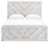 Ashley Furniture B3788B4 Cayboni - Queen Panel Bed - Whitewash