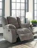 Ashley Furniture 98606/88/86/25 Ashley Furniture 98606/88/86/25 Tulen - 3 Pc. - Reclining Sofa, Loveseat, Rocker Recliner - Gray