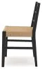Ashley Furniture D752-02 Isanti - Dining Room Side Chair (Set of 2) - Light Brown / Black