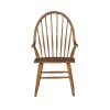 Liberty Furniture 382-C1000A Hearthstone Ridge - Windsor Back Arm Chair - Tobacco / Black