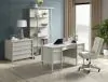 Riverside Furniture 50230 Maisie - Executive Desk - Champagne