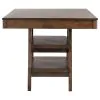 CoasterEssence 115208 Dewey - Rectangular Counter Height Dining Table - Walnut