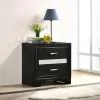 CoasterEveryday 206362 Miranda - 2-Drawer Nightstand - Black