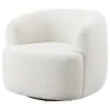 CoasterElevations 905726 Hudson - Faux Sheepskin Upholstered Swivel Chair - Natural