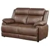 Coaster Fine Furniture 508282 Ellington - Upholstered Padded Arm Loveseat - Dark Brown